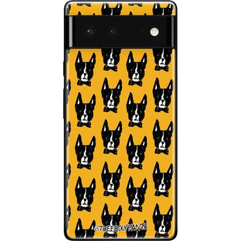 Bouffants and Broken Hearts Boston Terrier Google Pixel 6 Skin